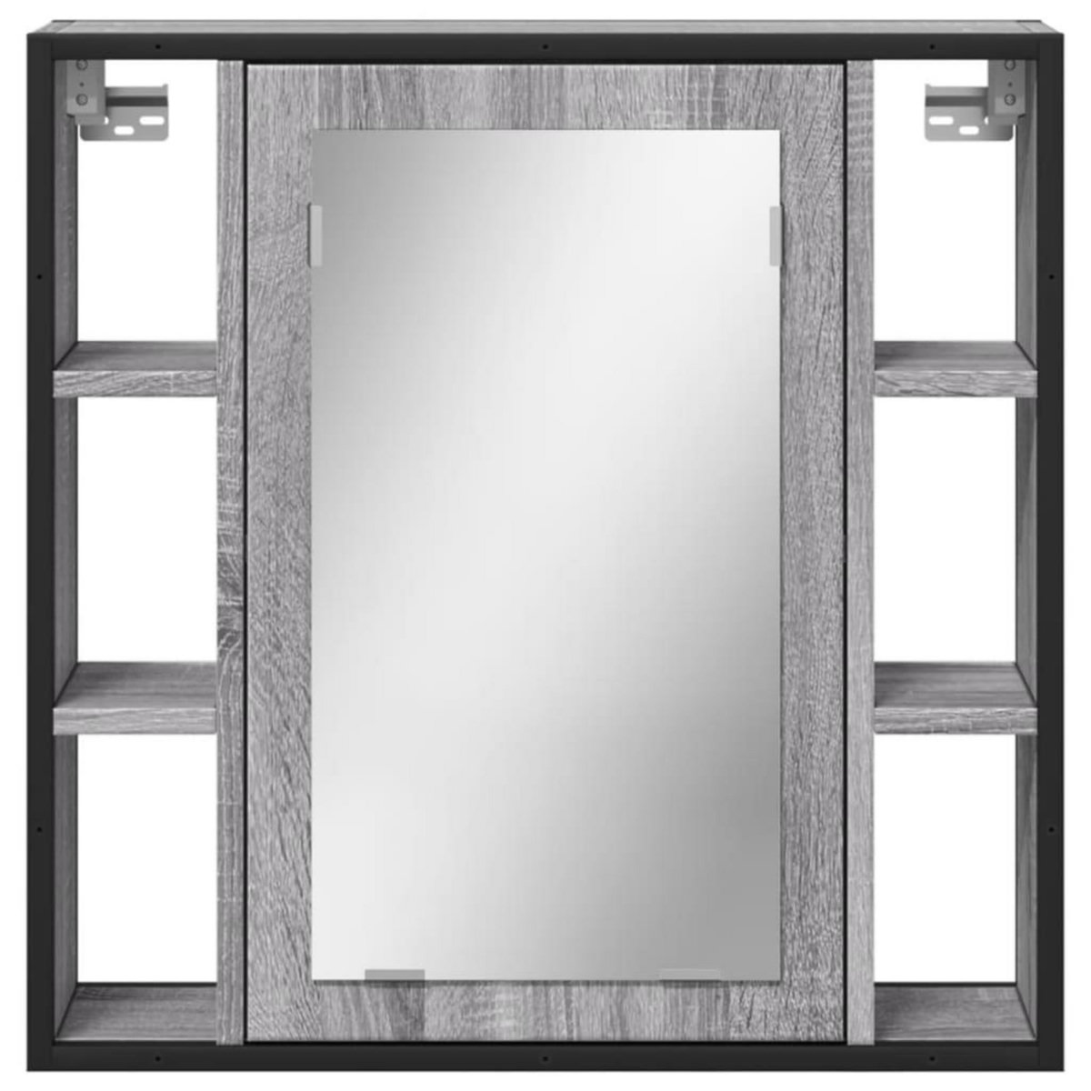 VIDAXL Armoire a miroir de salle de bain sonoma gris bois d'ingenierie