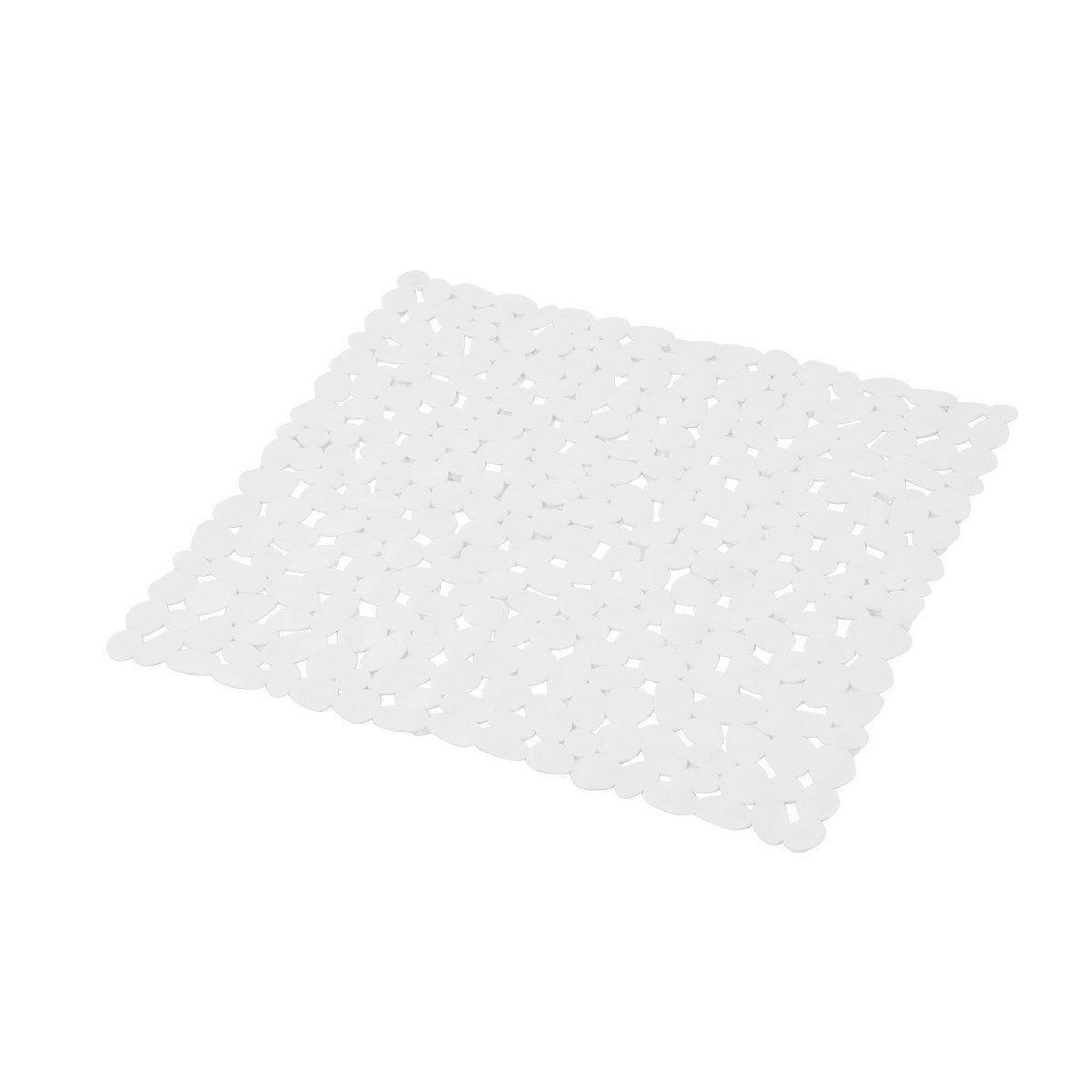 Douceur d'Intérieur Fond de douche galets  vitamine ii  52x52cm blanc