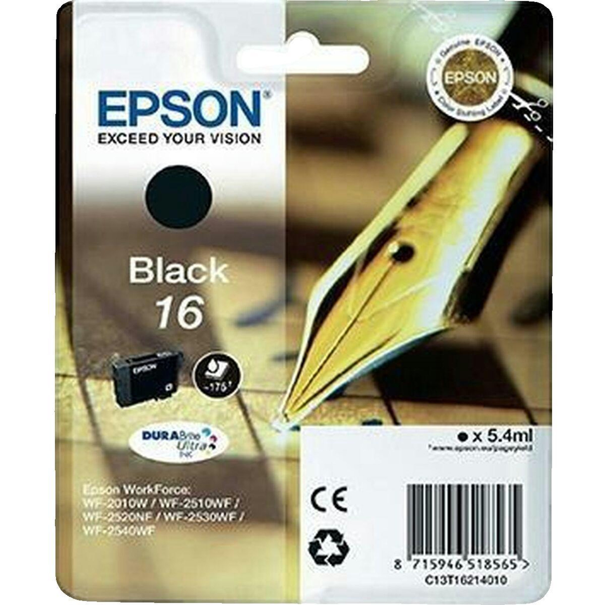 Epson Cartouche d'encre Epson DURABrite Ultra noire 5,4 ml pour WorkForce WF-2010 à 2760