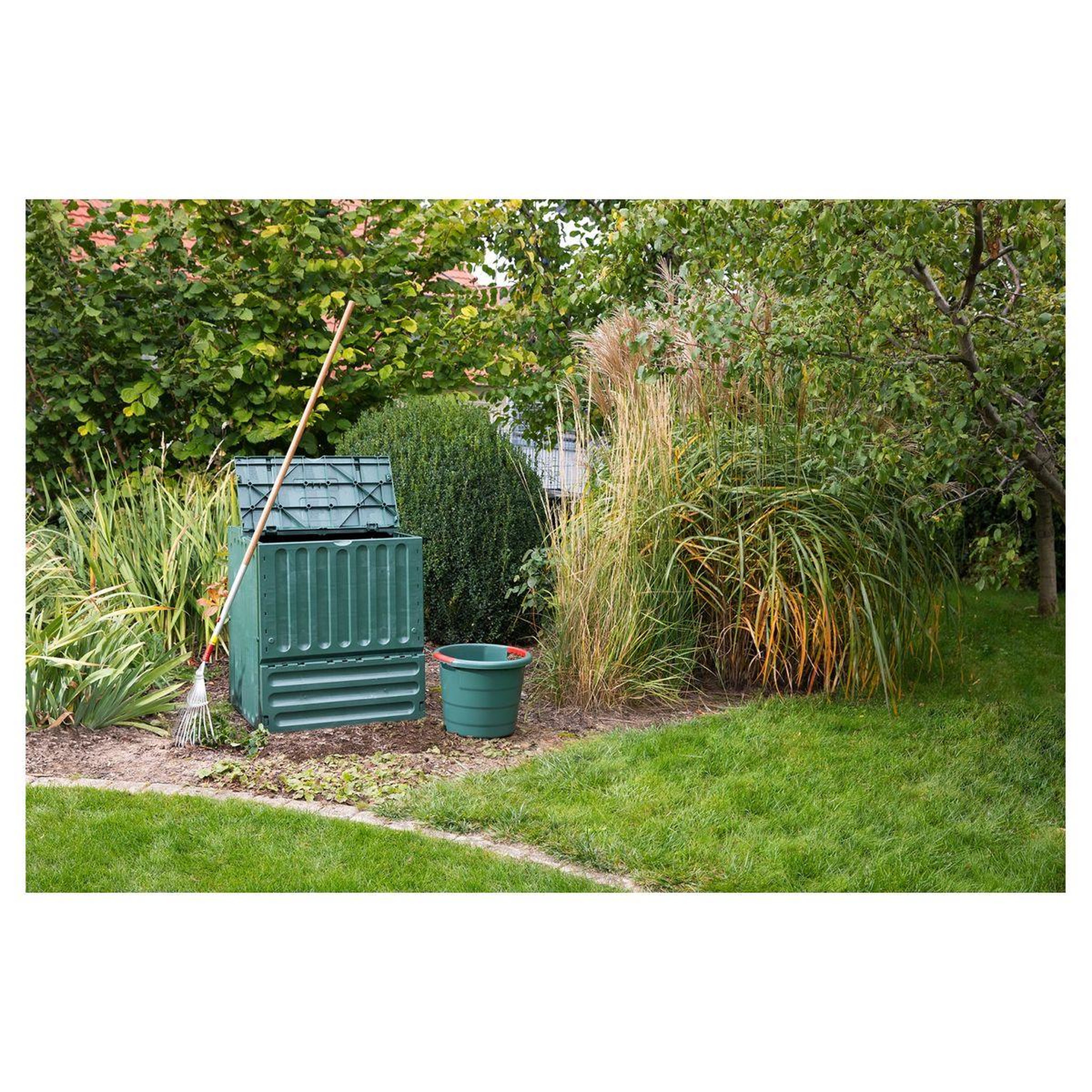 Voir la diapositive 2 : GARANTIA Composteur Eco-King 400 L Vert