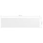 Voir la diapositive 5 : VIDAXL Ecran de balcon Blanc 75x300 cm Tissu Oxford