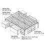 Voir la diapositive 9 : Lit multi-rangements en pin massif 180x200cm SLEEP