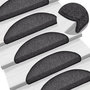Voir la diapositive 1 : VIDAXL Tapis d'escalier 10 pcs 56x17x3 cm Anthracite