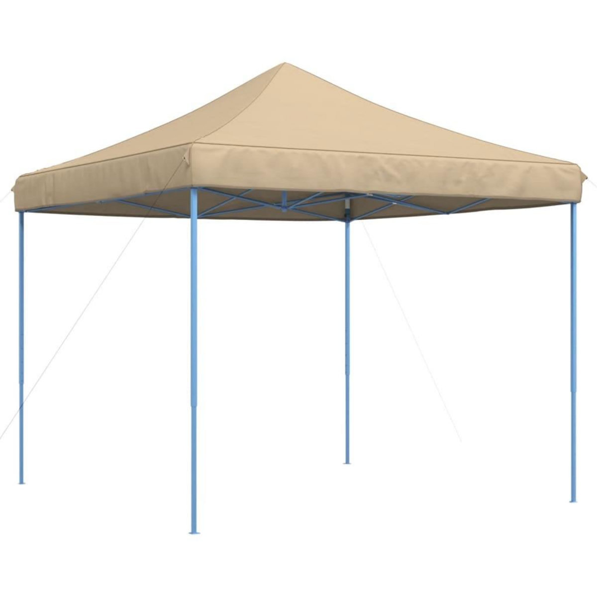 VIDAXL Tente de reception pliable escamotable beige 292x292x315 cm