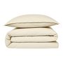 Voir la diapositive 1 : FUTURE HOME Housse de couette en coton 57 fils unie