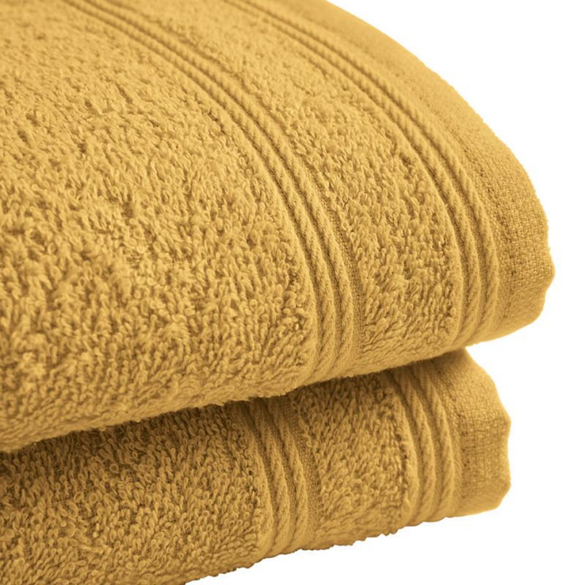 COTON PUR Lot de 2 serviettes invité  Spa  30 x 50 cm / 400 gr/m² -  - Lot de 2 Serviettes invité 30 x 50 cm