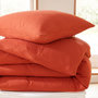 Voir la diapositive 3 : COTON PUR Parure de draps 4 pièces  Noah  Gaze de Coton pour lit 2 Places 160 cm