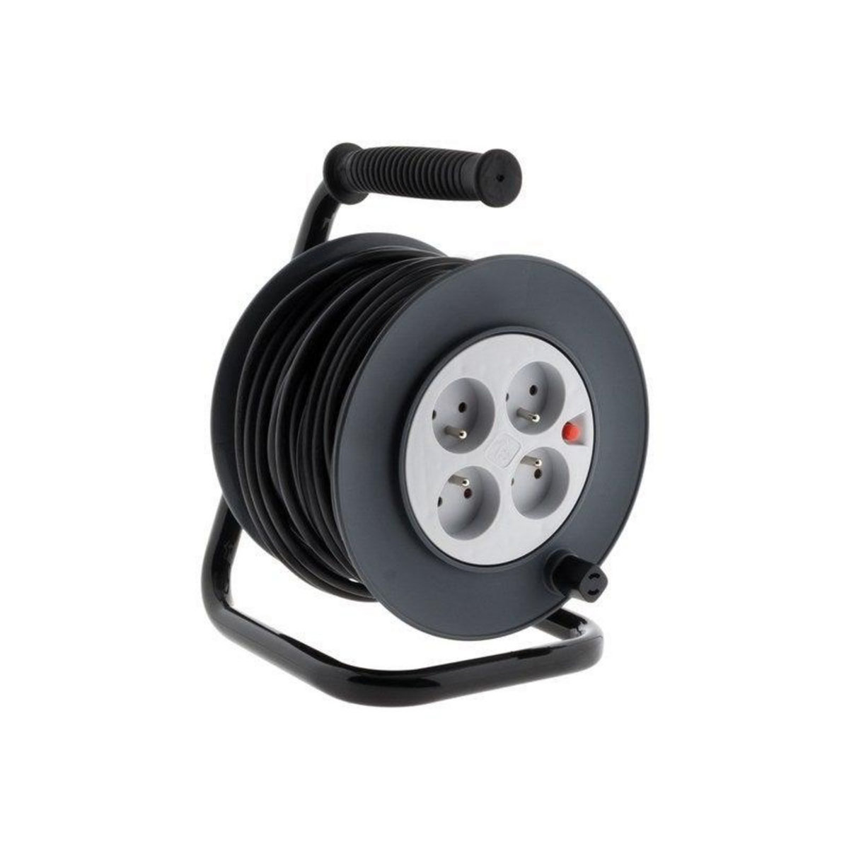 ZENITECH Enrouleur De Câble Électrique Ménager Avec Terre L. 15 M HO5VVF  3G1.5