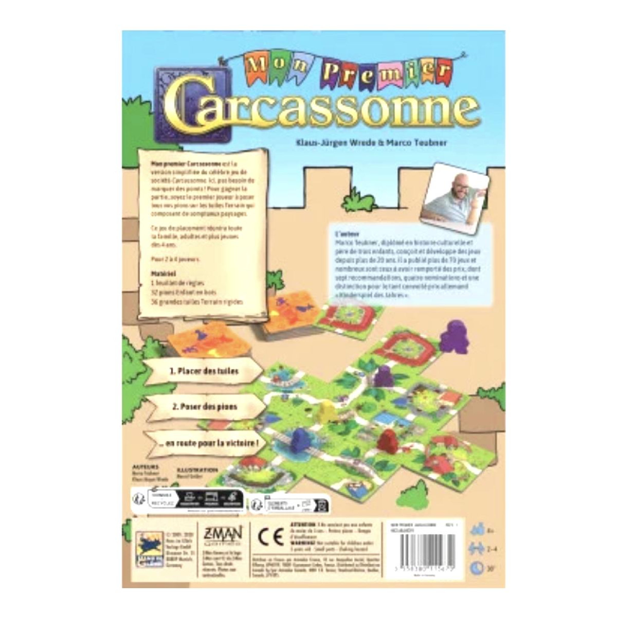 Voir la diapositive 2 : Asmodee Mon Premier Carcassonne - edition 2023