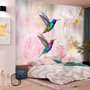 Voir la diapositive 1 : Paris Prix Papier Peint  Colourful Hummingbirds Pink