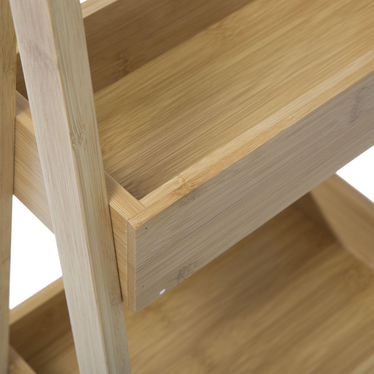 FIVE Desserte 3 niveaux en Bambou - Marron