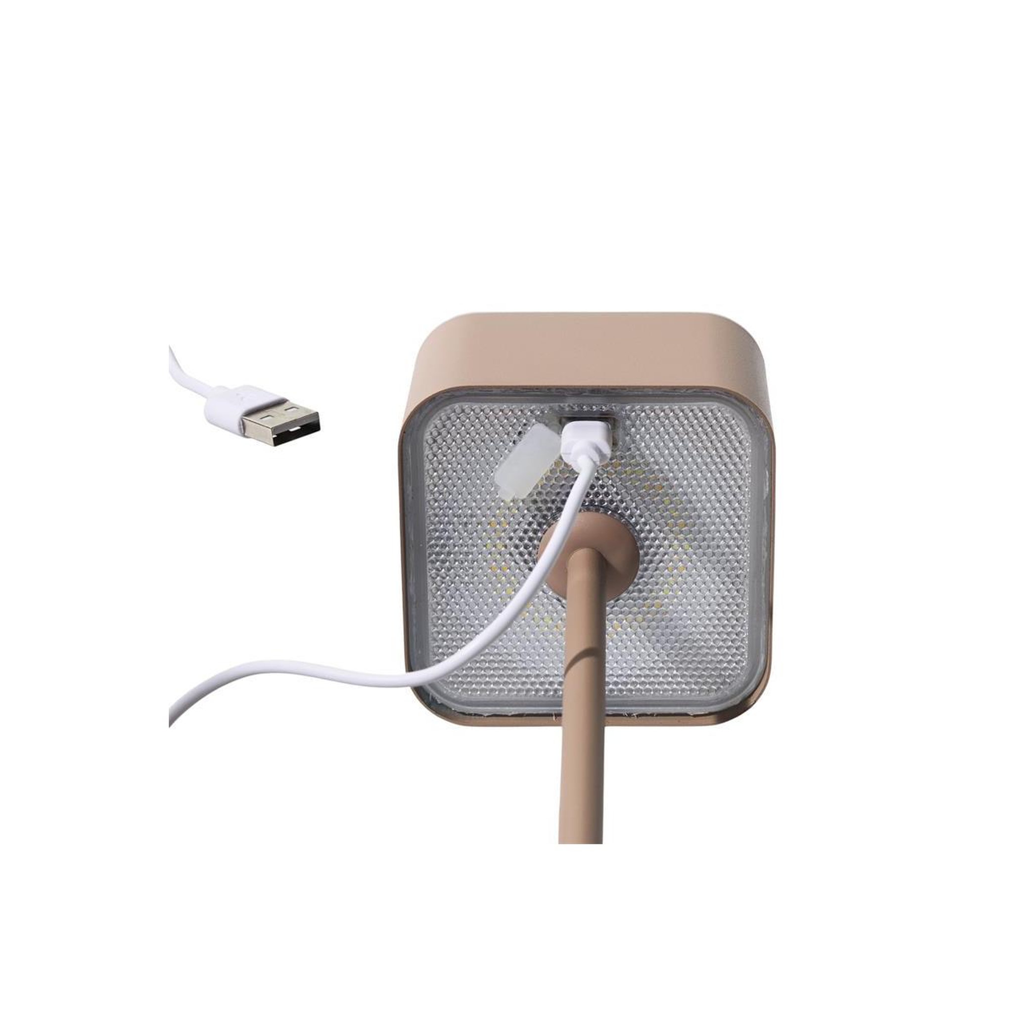 Voir la diapositive 6 : The Home Deco Factory Lampe tactile rechargeable  terra  26cm beige