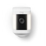 ring caméra de surveillance spotlight cam plus battery - blanche