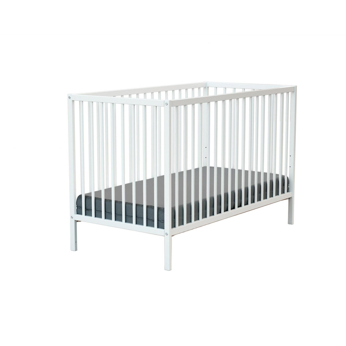 WEBABY Lit bébé en bois 60x120 ONE