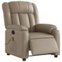 Voir la diapositive 3 : VIDAXL Fauteuil de massage inclinable electrique cappuccino similicuir
