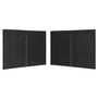 Voir la diapositive 2 : VIDAXL Paroi de tente de reception 2pcs fermeture eclair PE Anthracite