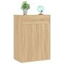 Voir la diapositive 5 : VIDAXL Armoire a chaussures Chene sonoma 60x35x84 cm Bois d'ingenierie