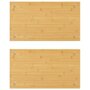 Voir la diapositive 2 : VIDAXL Couvercles de cuisinière 2 pcs 50x28x1,5 cm bambou