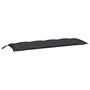Voir la diapositive 3 : VIDAXL Coussins de banc jardin lot de 2 noir 150x50x7 cm tissu Oxford