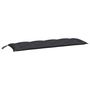 Voir la diapositive 3 : VIDAXL Coussins de banc jardin lot de 2 noir 150x50x7 cm tissu Oxford