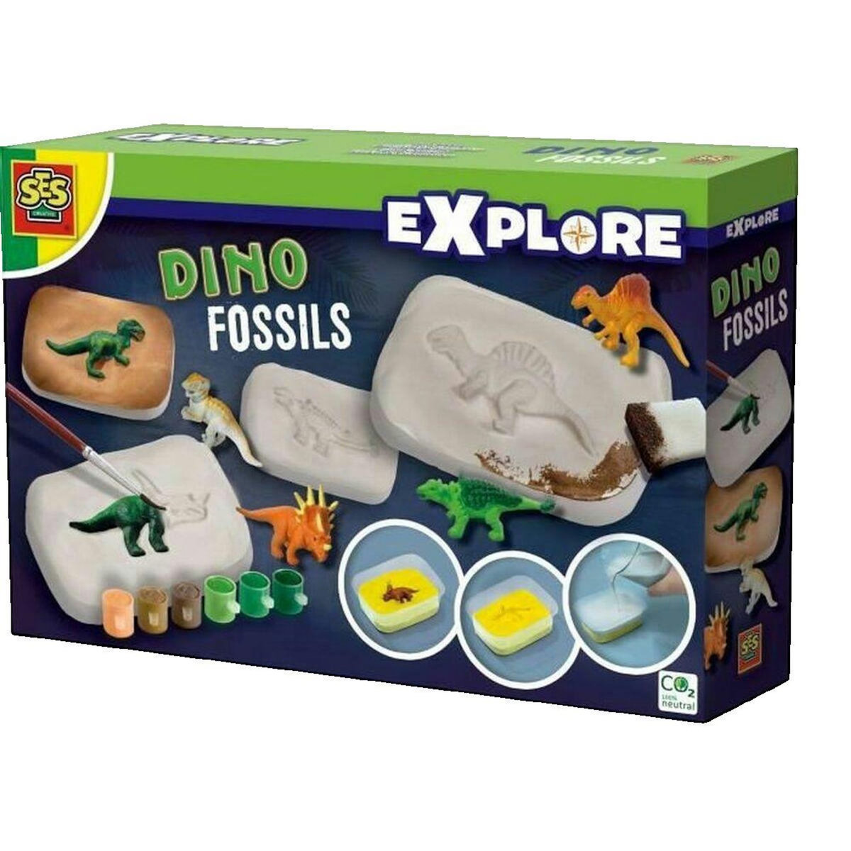 SES Creative Coffret Explore SES Creative Fossiles de dinosaures