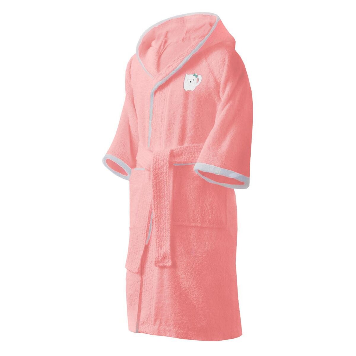 GUY LEVASSEUR Peignoir enfant coton rose KIDS pas cher Auchan