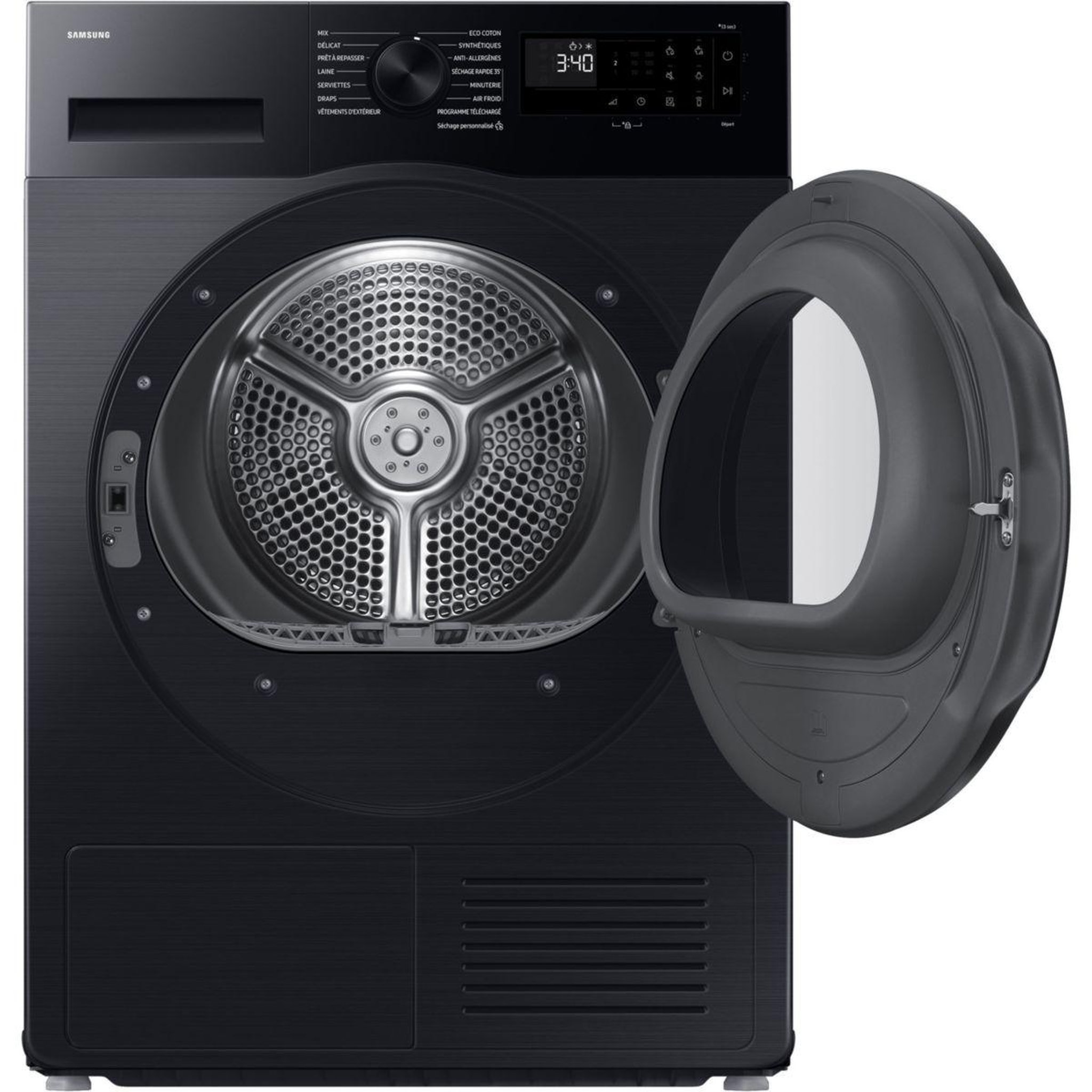 Voir la diapositive 3 : Samsung Sèche linge pompe à chaleur DV90DG52A0AB