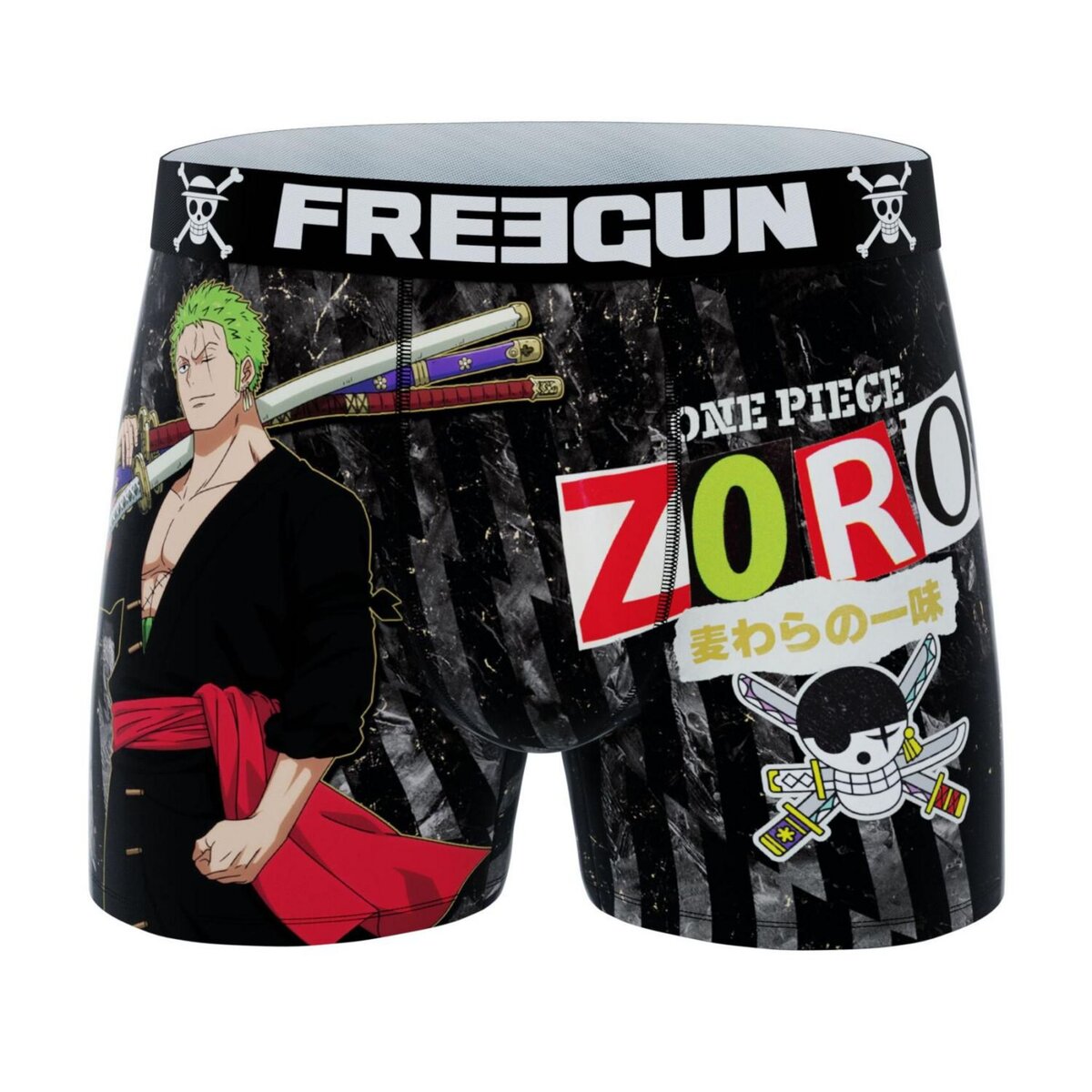 FREEGUN Lot de 5 boxers enfant One Piece