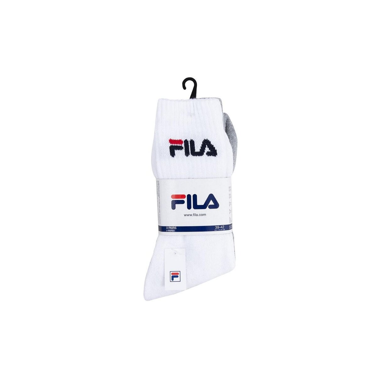 FILA Lot de 3 Paires de Chaussettes Tennis