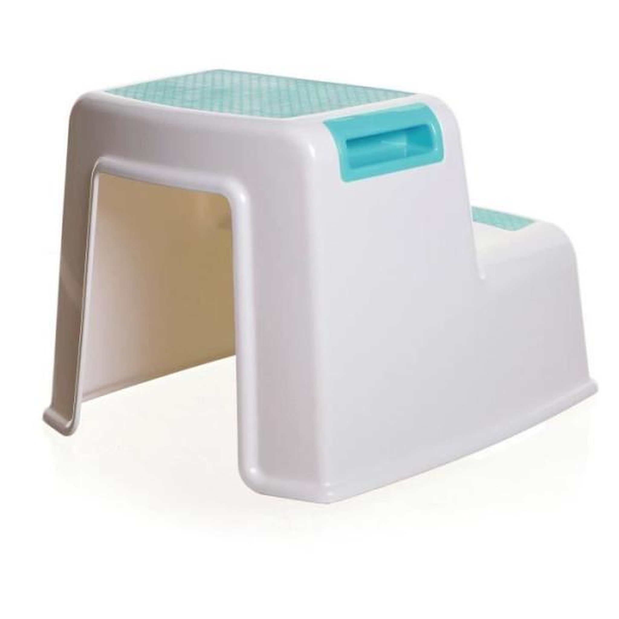 Voir la diapositive 3 : MARKET24 Transat - Anneau Tabouret marchepied - DREAMBABY - 2 UP - Antidérapant et texturé - Jusqu'a 80 kg pour les petits et les adultes - Aqua