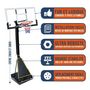 Voir la diapositive 3 : BUMBER Panier de Basket sur Pied Mobile  Cleveland  Hauteur Réglable de 2,30m à 3,05m (7,5' a 10')