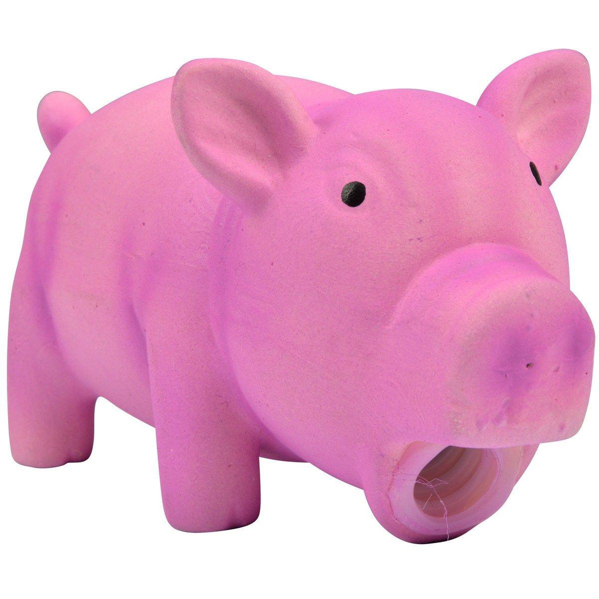 Voir la diapositive 2 : LOVE STORY Jouet pour chien  cochon  15cm rose