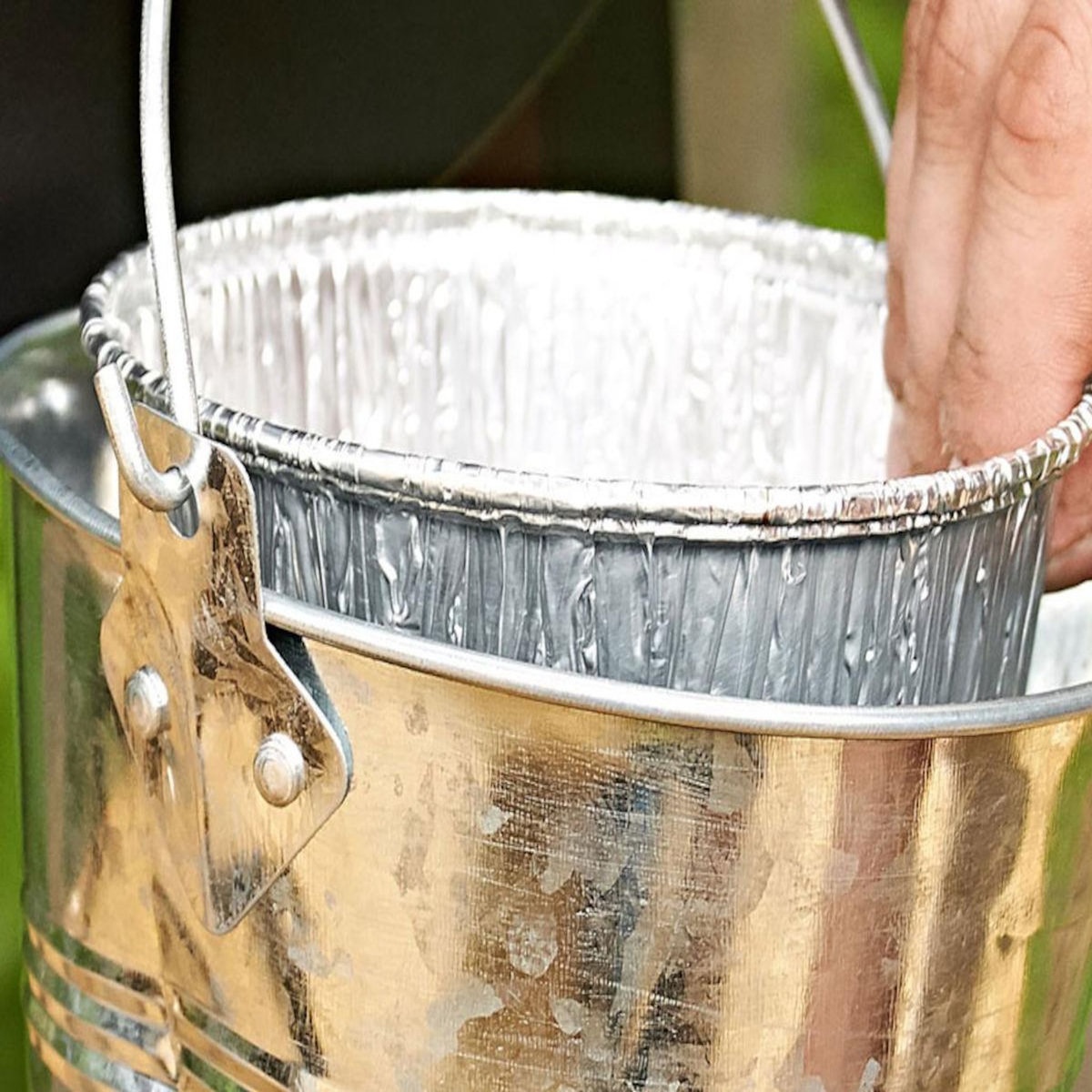 PITBOSS Lot de 6 seaux jetable en aluminium - Pit Boss