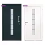 VIDAXL Porte d'entree Aluminium et PVC Anthracite 100x200 cm