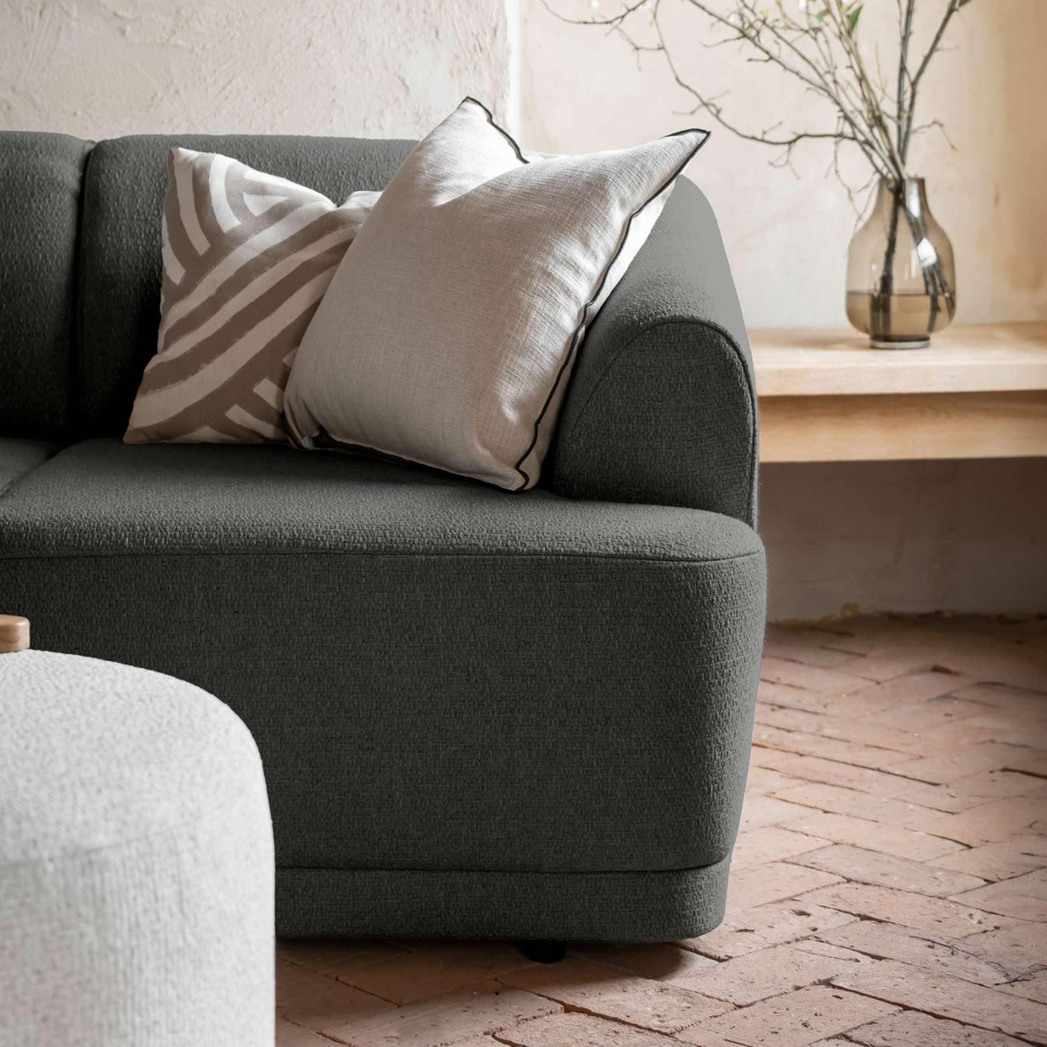 Voir la diapositive 5 : BEST MOBILIER Siena - canapé d'angle gauche - 5 places - en tissu
