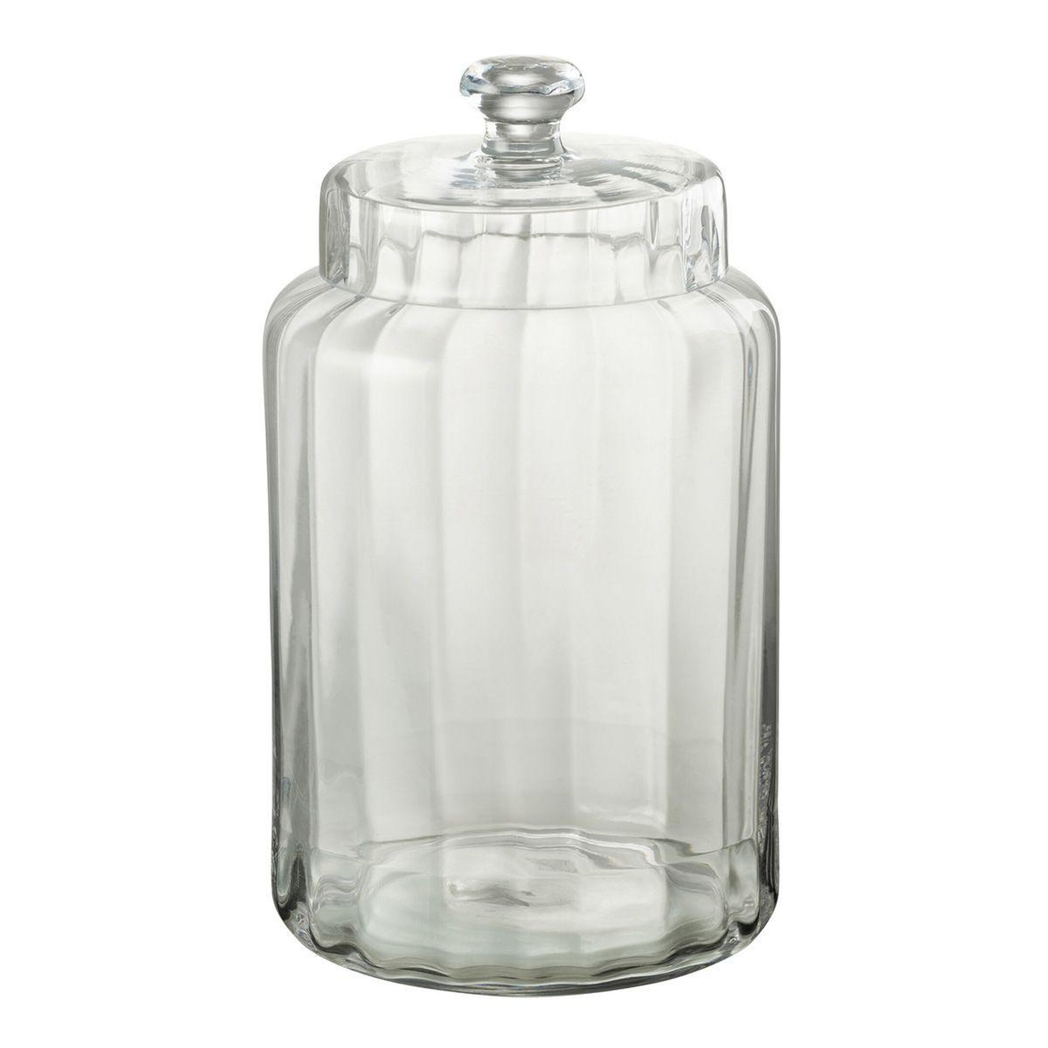 J-LINE Bonbonnière en verre  elia  32cm transparent