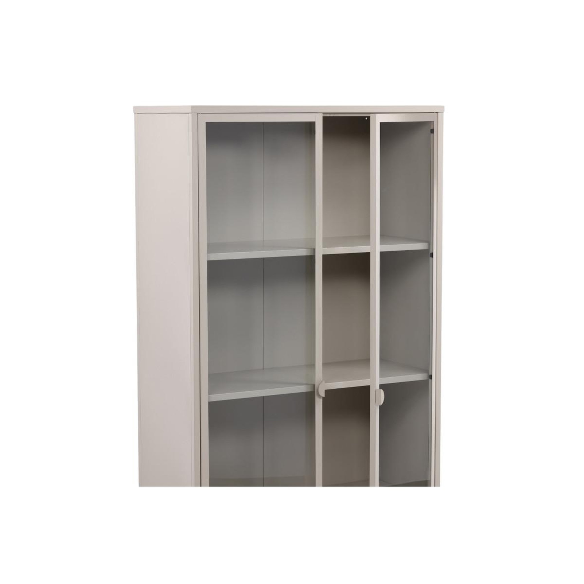 Voir la diapositive 6 : Paris Prix Vitrine 2 portes  piring  190cm beige