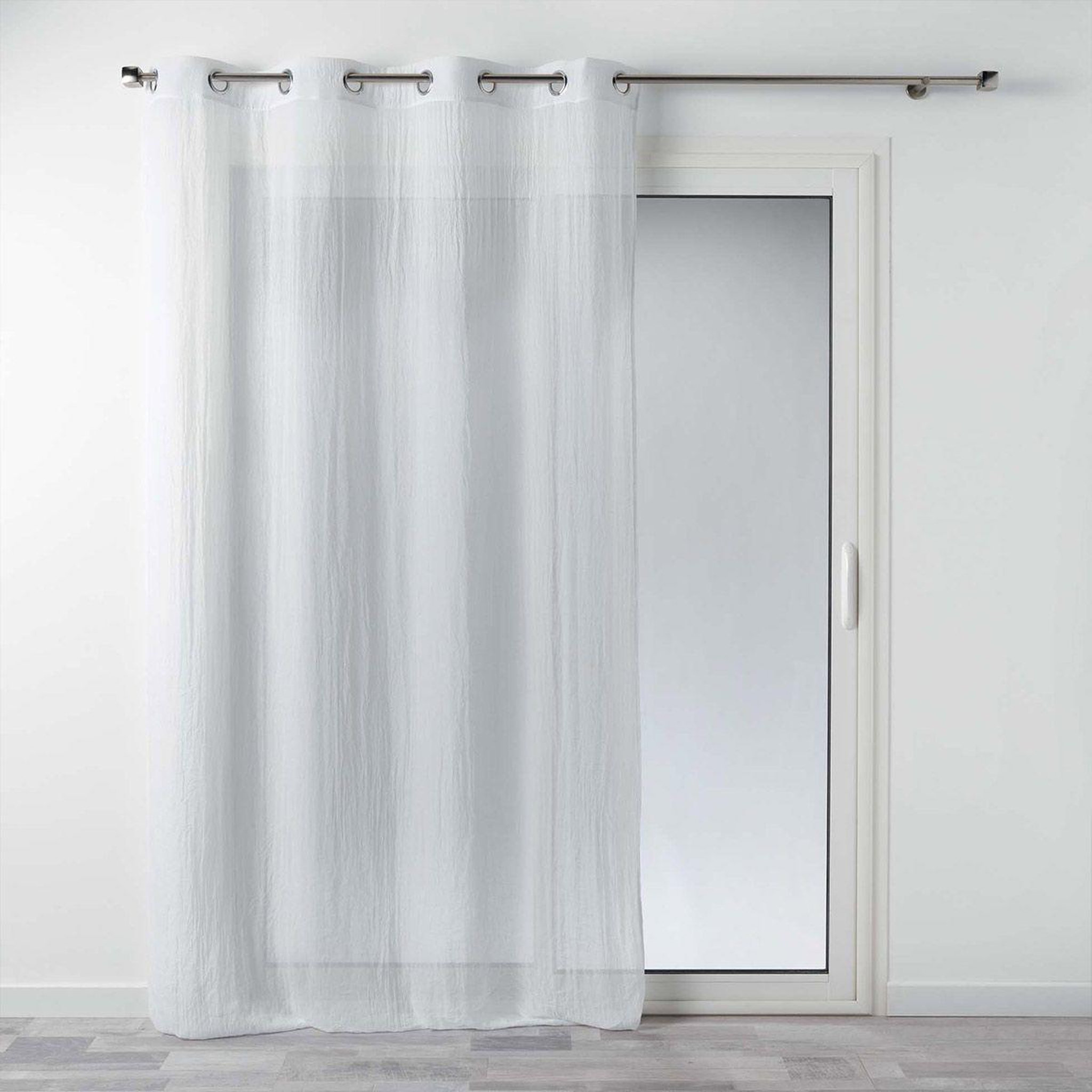 Douceur d'Intérieur Rideau voilage à œillets  mitsy  140x240cm blanc