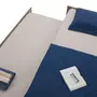 IDIMEX Lit gigogne LORENA 1 place tiroir lit simple fonctionnel pour enfant 90 x 190 cm en  pin massif lasuré taupe