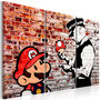 Voir la diapositive 1 : Paris Prix Tableau Imprimé  Mural on Brick
