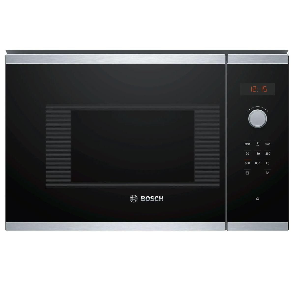 BOSCH Micro-ondes solo 20l 800w encastrable inox - BFL523MS1F