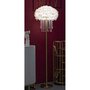 Voir la diapositive 5 : Paris Prix Lampadaire Imitation Plume  Diamon  165cm Or & Blanc