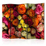 Voir la diapositive 1 : Paris Prix Paravent 5 Volets  Bouquet of Roses  172x225cm