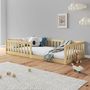 Voir la diapositive 2 : IDIMEX Lit enfant GUSTAVO type Montessori, couchage 90x200 cm, en pin massif
