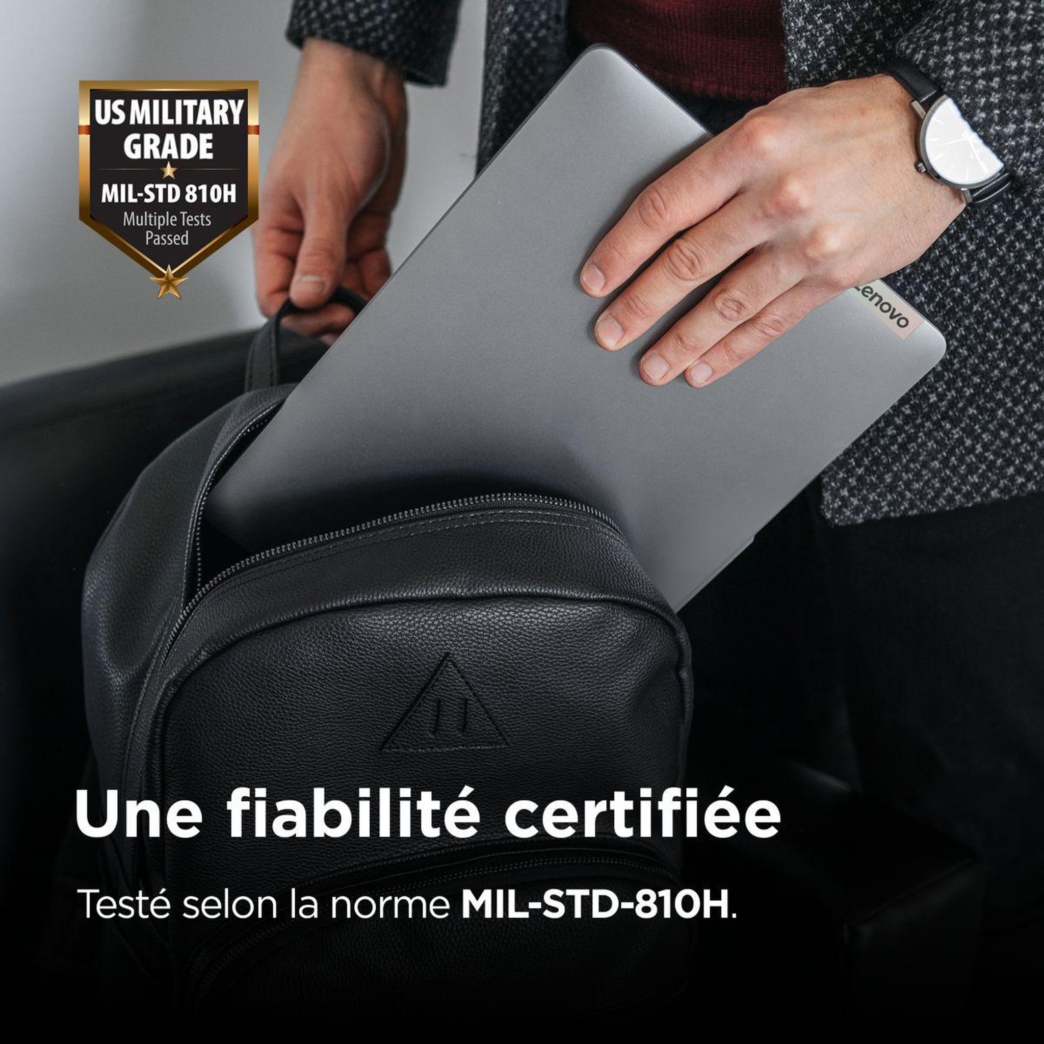 Voir la diapositive 3 : Lenovo Ordinateur portable ideapad slim 3 15amn8 15  amd ryzen 5 7520u 8go ram ddr5 ssd 512 go