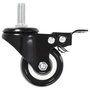 Voir la diapositive 4 : VIDAXL Roulettes pivotantes avec freins 4 pcs 50 mm