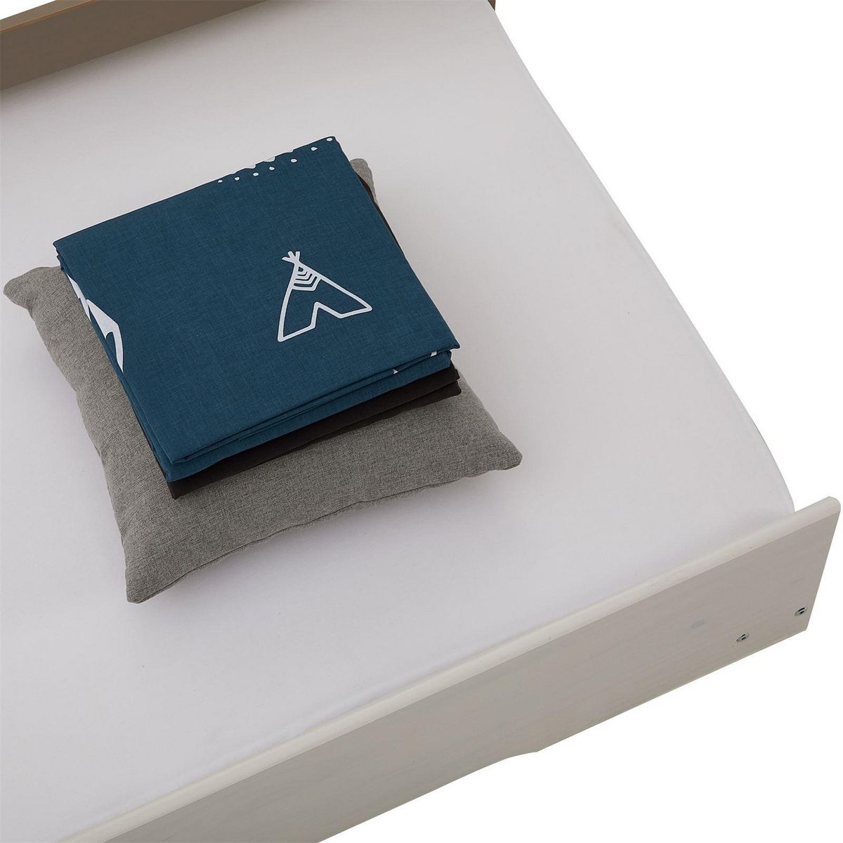 IDIMEX Lit gigogne LORENA en pin massif, 90 x 190 cm