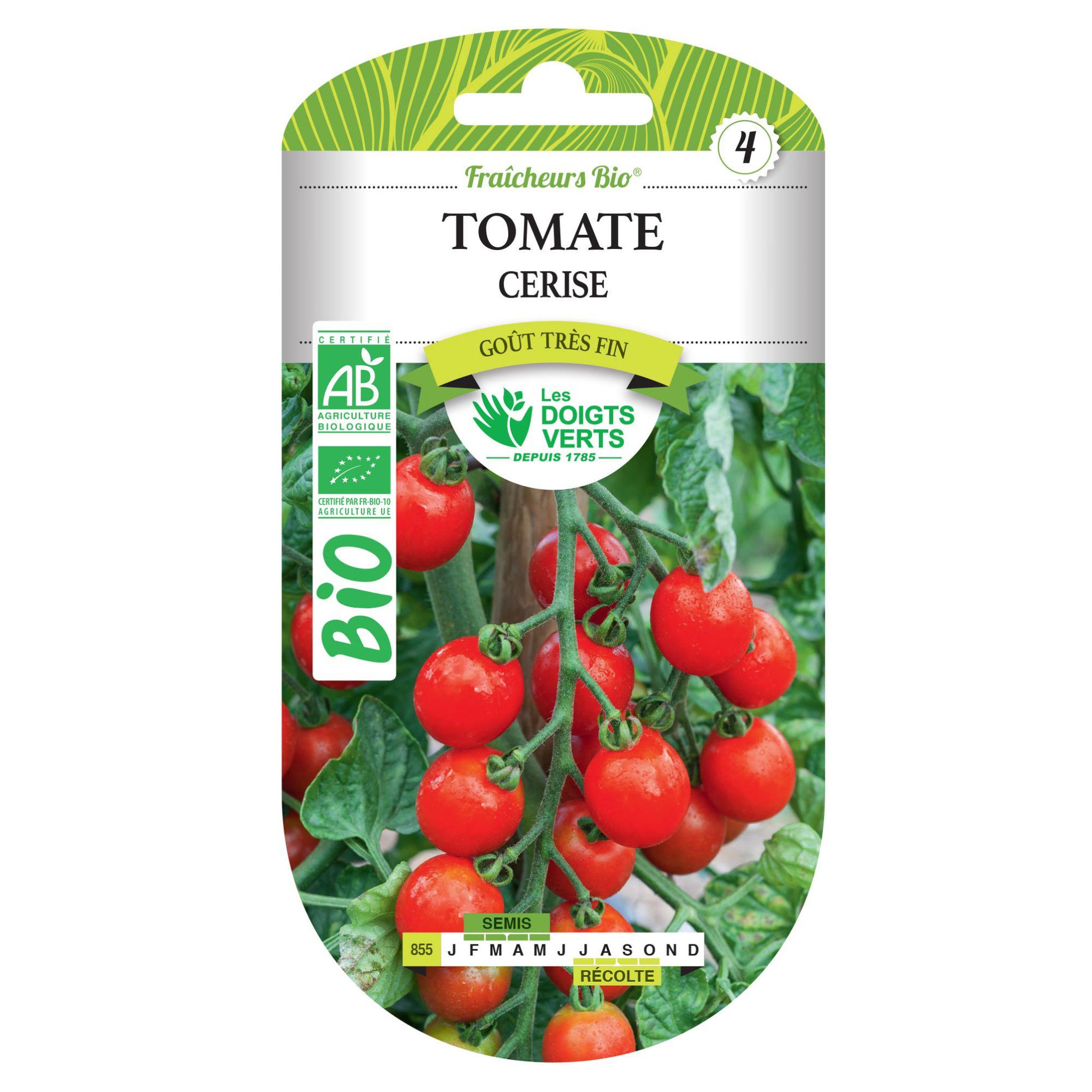 LES DOIGTS VERTS Graines tomate cerise BIO Les Doigts Verts