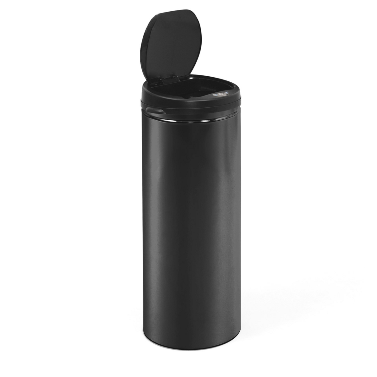 ID MARKET Poubelle de cuisine automatique 50L noire capteur de mouvement sans contact