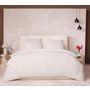 Voir la diapositive 1 : Les Ateliers du Linge Parure De Couette 3 Pcs 260x240 100% Gaze De Coton Lavé Ecru Naturel